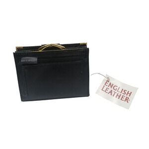 Black Leather Wallet, Bifold,‎ Space For Credit Cards Zipper Pocket & Coin Pouch
